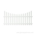 White Vinyl picket fence